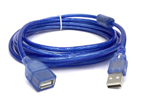 USB 2.0 AM/AF Extension Cable Blue 1.8m